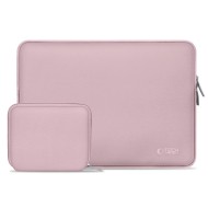 Текстилен калъф за лаптоп 13-14 инча от Tech-Protect NeoSlim - Dusty Rose