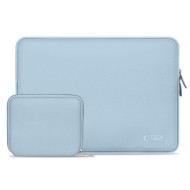 Текстилен калъф за лаптоп 15-16 инча от Tech-Protect NeoSlim - Winter Blue