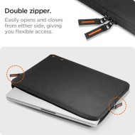 Калъф за 13-14 инчов лаптоп от Spigen Basic Pouch - Черен