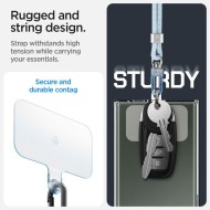 Универсален комплект връзки за смартфон от Spigen Strap Set Crossbody & Wrist - Mute Blue