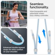 Универсален комплект връзки за смартфон от Spigen Strap Set Crossbody & Wrist - Mute Blue