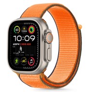 Найлонова каишка за Apple Watch 6/7/8/9/10/SE/Ultra 1-2 (44/45/46/47 mm) от Tech-Protect Nylon - Kumquat