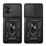 Удароустойчив калъф за Motorola Moto G55 5G от Tech-Protect CamShield Pro - Черен
