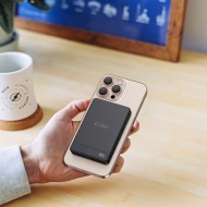 Външна батерия с MagSafe Tech-Protect PB33 LifeMag 5 000 mAh - Черна