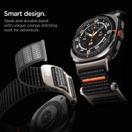 Текстилна каишка за Samsung Galaxy Watch Ultra (47mm) от Spigen DuraPro Flex - Черна