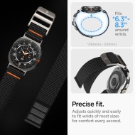 Текстилна каишка за Samsung Galaxy Watch Ultra (47mm) от Spigen DuraPro Flex - Черна