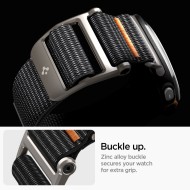 Текстилна каишка за Samsung Galaxy Watch Ultra (47mm) от Spigen DuraPro Flex - Черна