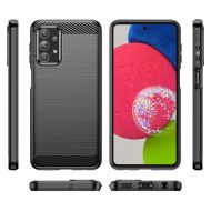 Удароустойчив кейс за Samsung Galaxy M23 5G от Tech-Protect TPUcarbon - черен