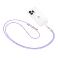 TECH-PROTECT C2S ROPE CROSSBODY STRAP LAVENDER/GOLD