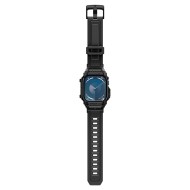 Удароустойчив кейс с каишка за Apple Watch 10 (46mm) от Spigen Rugged Armor Pro - Черен мат