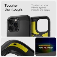  Удароустойчив кейс с MagSafe за iPhone 16 Pro от Spigen Tough Armor T Mag - Black