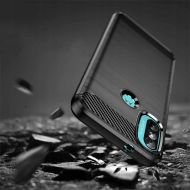 Удароустойчив кейс за Motorola Moto E20 / E30 / E40 от Tech-Protect TPUcarbon - черен