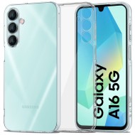 Силиконов кейс за Samsung Galaxy A16 4G / 5G от Tech-Protect FlexAir+ - Прозрачен