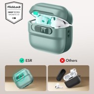 Удароустойчив калъф с MagSafe за Apple AirPods 4 от ESR Pulse Halolock - Зелен
