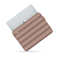 Калъф тип джоб за лаптоп 15"-16" инча от Tech-Protect Puffy - Walnut