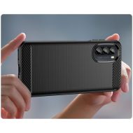 Удароустойчив кейс за Motorola Moto G52 / G82 5G от Tech-Protect TPUcarbon - черен