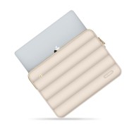 Калъф тип джоб за лаптоп 15"-16" инча от Tech-Protect Puffy - Sand