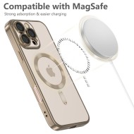 Твърд кейс с MagSafe и протектор за камерата на iPhone 16 Pro Max от Tech-Protect MagFlex - Shiny Desert