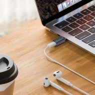 Аудио адаптер USB-C към Lightning от Tech-Protect UltraBoost - Сив