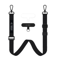 Универсален ремък за смартфон от Tech Protect C65 Crossbody - Черен