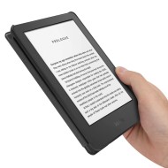 Кожен тефтер за Kindle 11 (2022) / 12 (2024) от Tech-Protect Smartcase - Черена котка