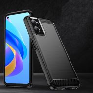 Удароустойчив кейс за Realme 9i / Oppo A96 от Tech-Protect TPUcarbon - черен