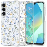 Силиконов кейс за Samsung Galaxy A16 4G / 5G от Tech-Protect FlexAir+ - Spring Flowers
