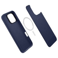 Кожен кейс с MagSafe за iPhone 16 Pro Max от Spigen Cyrill Kajuk Mag - Navy