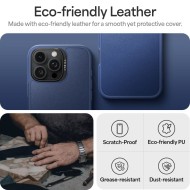 Кожен кейс с MagSafe за iPhone 16 Pro Max от Spigen Cyrill Kajuk Mag - Navy