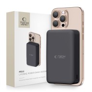 Външна батерия с MagSafe 15W от Tech-Protect PB12 LifeMag 20 000 mAh - Черен