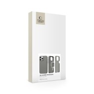 Твърд силиконов кейс с MagSafe за iPhone 16 Pro от Tech-Protect Silicone - Сив Мат