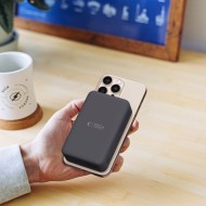 Външна батерия с MagSafe 15W от Tech-Protect PB12 LifeMag 20 000 mAh - Черен