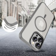Кейс с MagSafe за iPhone 16 Pro от Tech-Protect MagEdge - Titanium / Gunmetal 
