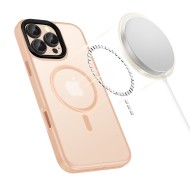 Твърд кейс с MagSafe пръстен за iPhone 16 Pro от Tech-Protect MagMat - Matte Desert