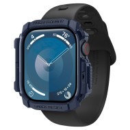 Удароустойчив кейс за Apple Watch 10 (46mm) от Spigen Rugged Armor - Navy Blue