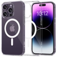 Силиконов кейс с MagSafe за iPhone 14 Pro Max от Tech-Protect FlexAir - Прозрачен