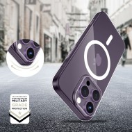 Силиконов кейс с MagSafe за iPhone 14 Pro Max от Tech-Protect FlexAir - Прозрачен