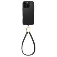 Кожен кейс с ремък и MagSafe за iPhone за 16 Pro от Spigen Cyrill Kajuk Classic Charm - Black