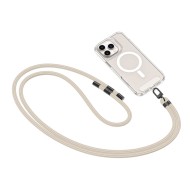 Универсален ремък 75 см за смартфон от Tech-Protect C7S Rope Crossbody – Taupe / Black 