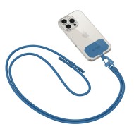 Универсален ремък 80 см за смартфон от Tech-Protect C5S Rope Crossbody – Navy Blue