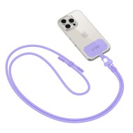 Универсален ремък 80 см за смартфон от Tech-Protect C5S Rope Crossbody – Lavender