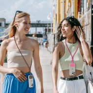 Универсален ремък 80 см за смартфон от Tech-Protect C5S Rope Crossbody – Lavender