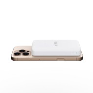 Външна батерия с 10 000mAh и MagSafe от Tech-Protect PB24 LifeMag QI2 15W - Бял