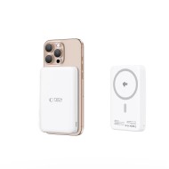 Външна батерия с 10 000mAh и MagSafe от Tech-Protect PB24 LifeMag QI2 15W - Бял