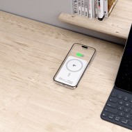 Външна батерия с 10 000mAh и MagSafe от Tech-Protect PB24 LifeMag QI2 15W - Бял