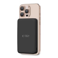 Външна батерия с 10 000mAh и MagSafe от Tech-Protect PB24 LifeMag QI2 15W - Черна