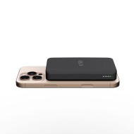 Външна батерия с 10 000mAh и MagSafe от Tech-Protect PB24 LifeMag QI2 15W - Черна