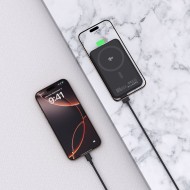 Външна батерия с 10 000mAh и MagSafe от Tech-Protect PB24 LifeMag QI2 15W - Черна
