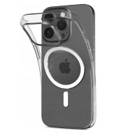 Силиконов кейс с MagSafe за iPhone 13 Mini от Tech-Protect FlexAir - Прозрачен