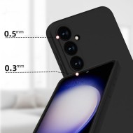 Силиконов кейс за Motorola Moto G55 5G от Tech-Protect Icon - Черен